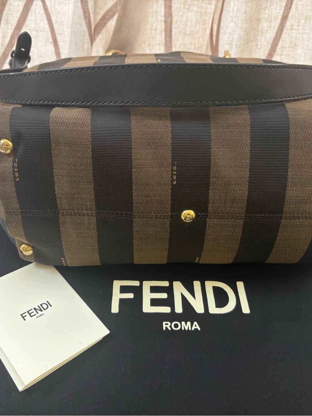 🆕 Fendi Pecan tobacco 2-way Tote👜 - Picture 4 of 16